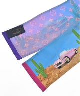 LOUIS VUITTON（ルイヴィトン）バンダナ・スカーフ 青 サイズ:- レディース/2200607005448