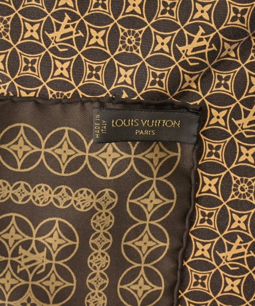 LOUIS VUITTON（ルイヴィトン）バンダナ・スカーフ 茶 サイズ:- レディース/2200668074827