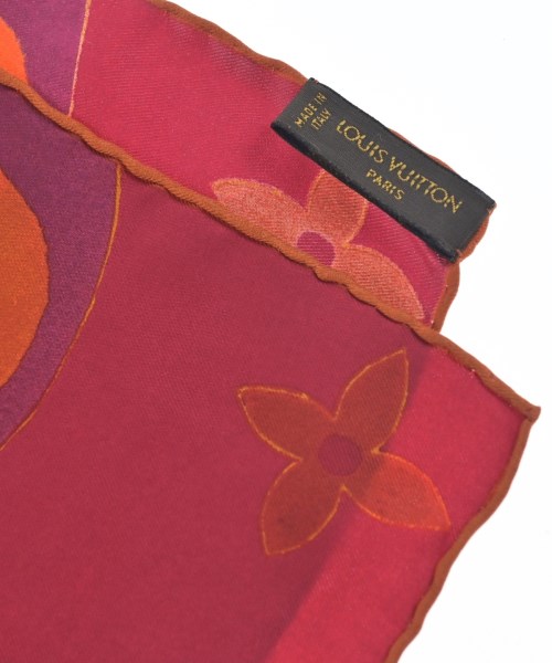 LOUIS VUITTON（ルイヴィトン）バンダナ・スカーフ 赤 サイズ:- レディース/2200693935766