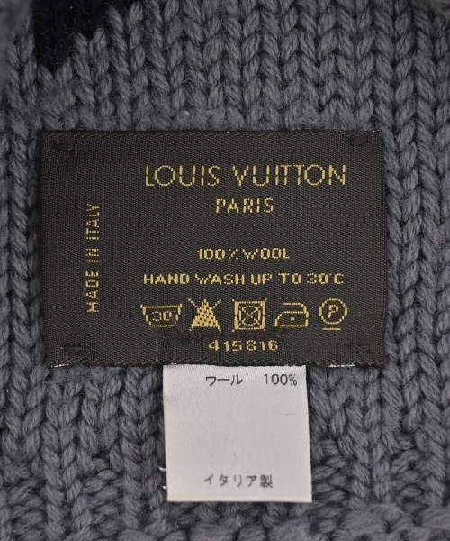 LOUIS VUITTON（ルイヴィトン）マフラー 黒 サイズ:- メンズ/2200692328217