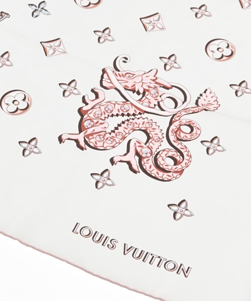 LOUIS VUITTON（ルイヴィトン）バンダナ・スカーフ 白 サイズ:- レディース/2200717324088