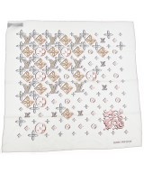 LOUIS VUITTON（ルイヴィトン）バンダナ・スカーフ 白 サイズ:- レディース/2200717324088