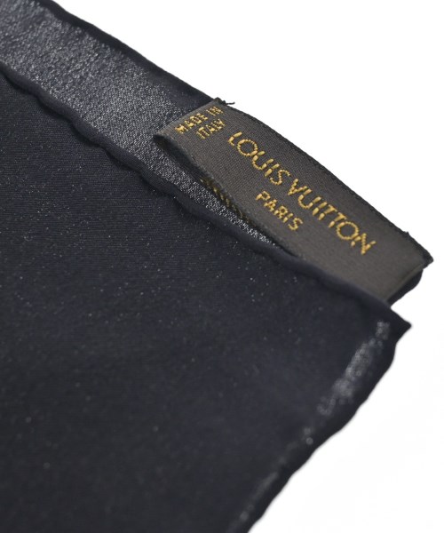 LOUIS VUITTON（ルイヴィトン）バンダナ・スカーフ 黒 サイズ:- レディース/2200644896030