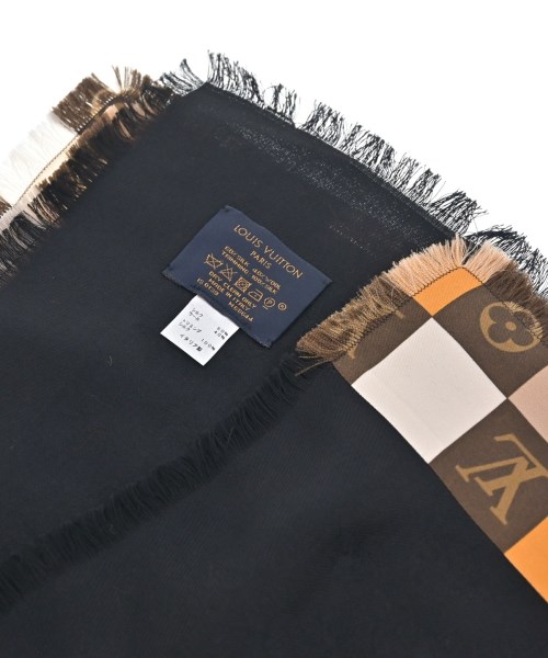 LOUIS VUITTON（ルイヴィトン）バンダナ・スカーフ 黒 サイズ:- レディース/2200651951357