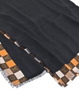 LOUIS VUITTON（ルイヴィトン）バンダナ・スカーフ 黒 サイズ:- レディース/2200651951357