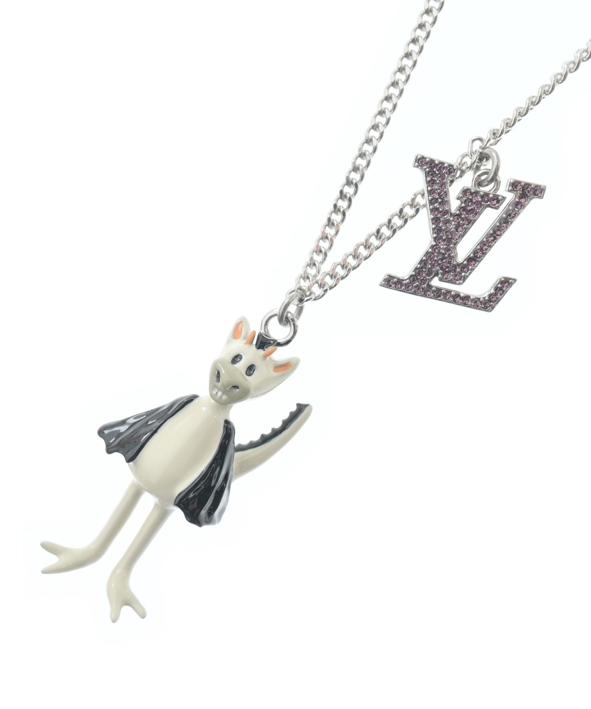 LOUIS VUITTON（ルイヴィトン）ネックレス 白 サイズ:- レディース