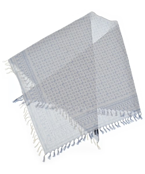 LOUIS VUITTON（ルイヴィトン）バンダナ・スカーフ 青 サイズ:- レディース/2200663779055