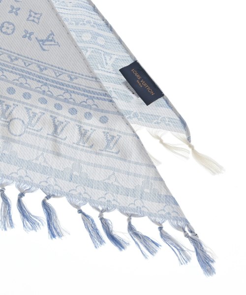 LOUIS VUITTON（ルイヴィトン）バンダナ・スカーフ 青 サイズ:- レディース/2200663779055