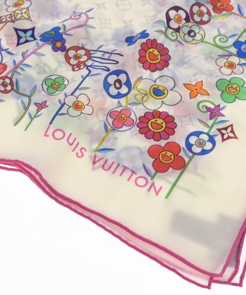 LOUIS VUITTON（ルイヴィトン）バンダナ・スカーフ 白 サイズ:- レディース/2200670504022