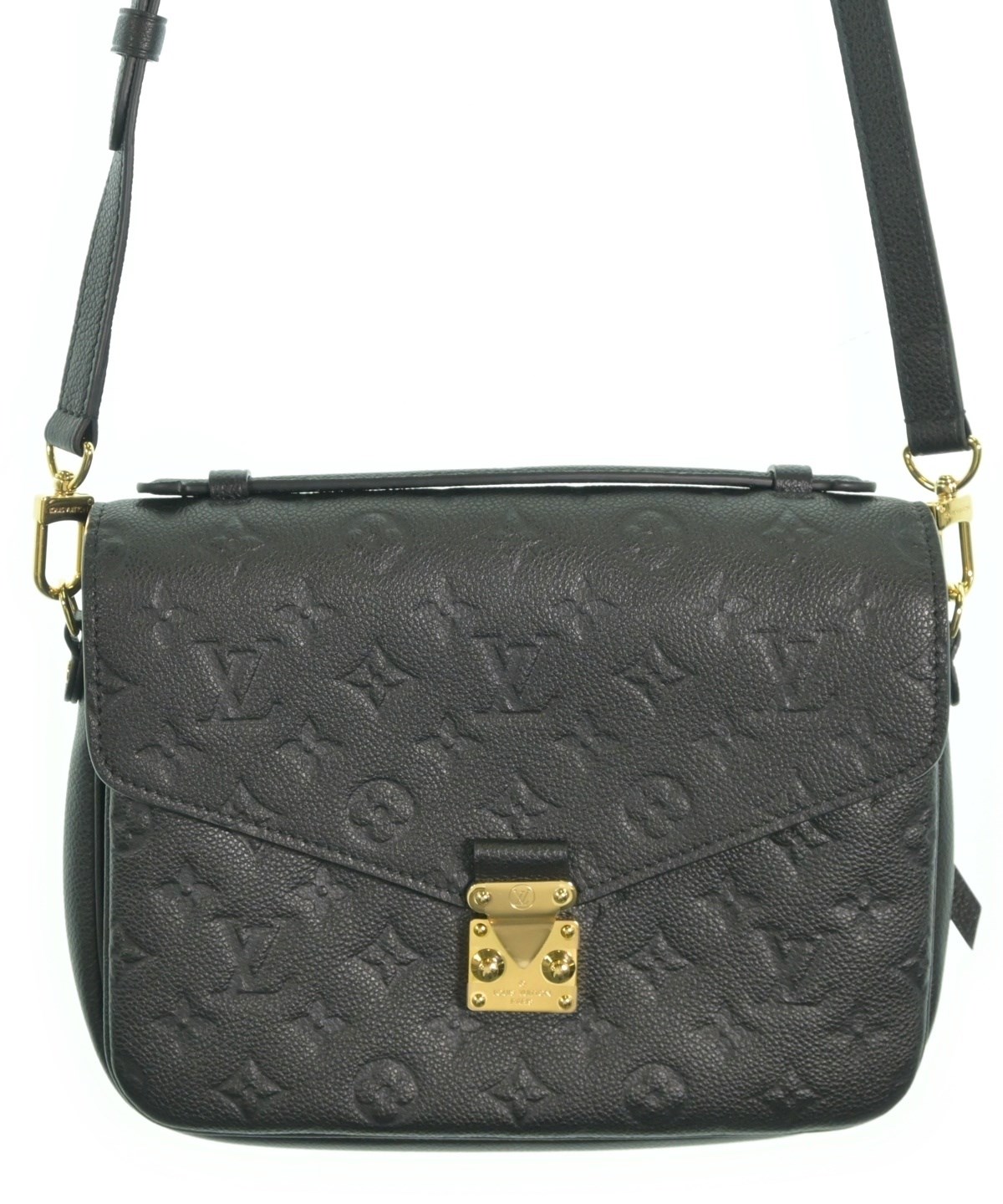 LOUIS VUITTON ルイヴィトン ショルダーバッグ  黒 【古着】【中古】【送料無料】 中古・古着通販】LOUIS VUITTON (ルイ ヴィトン) ショルダーバッグ