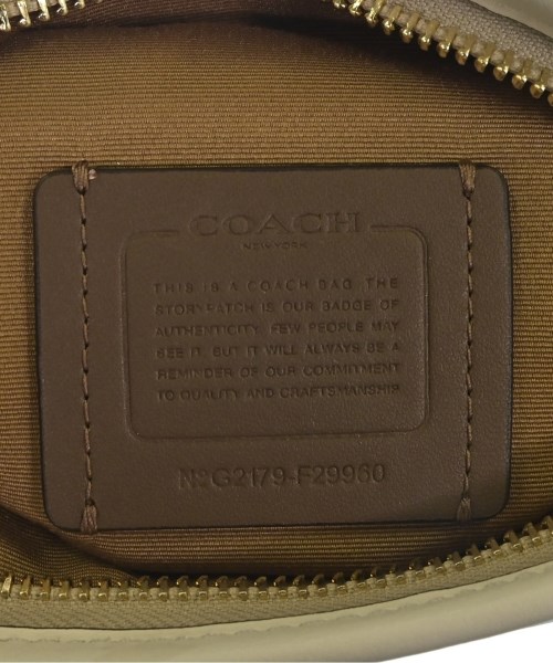 COACH（コーチ）ショルダーバッグ ベージュ サイズ:- レディース/2200720484342