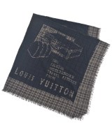 LOUIS VUITTON（ルイヴィトン）バンダナ・スカーフ 紺 サイズ:- レディース/2200682720021
