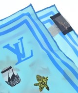 LOUIS VUITTON（ルイヴィトン）バンダナ・スカーフ 青 サイズ:- レディース/2200685346037