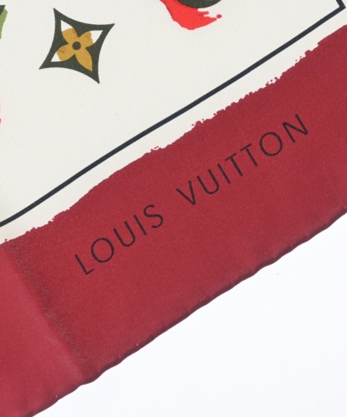 LOUIS VUITTON（ルイヴィトン）バンダナ・スカーフ 赤 サイズ:- レディース/2200689028045