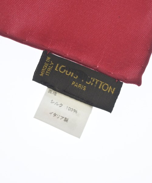 LOUIS VUITTON（ルイヴィトン）バンダナ・スカーフ 赤 サイズ:- レディース/2200689028045