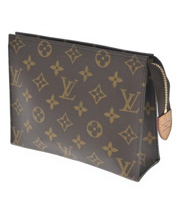 ルイヴィトンポーチ LOUIS VUITTON（ルイヴィトン）ポーチ 茶 サイズ:- レディース