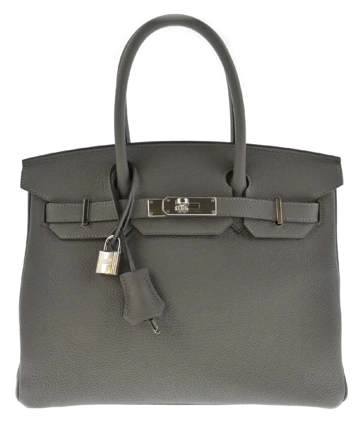 HERMES（エルメス）トートバッグ グレー サイズ:30 レディース