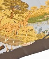 HERMES（エルメス）バンダナ・スカーフ 茶 サイズ:90 レディース/2200634870125