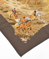 HERMES（エルメス）バンダナ・スカーフ 茶 サイズ:90 レディース/2200634870125