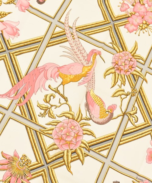 HERMES（エルメス）バンダナ・スカーフ ピンク サイズ:90 レディース/2200634870149