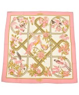 HERMES（エルメス）バンダナ・スカーフ ピンク サイズ:90 レディース/2200634870149