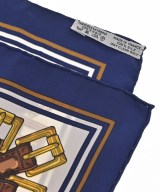 HERMES（エルメス）バンダナ・スカーフ 紺 サイズ:90 レディース/2200634870163