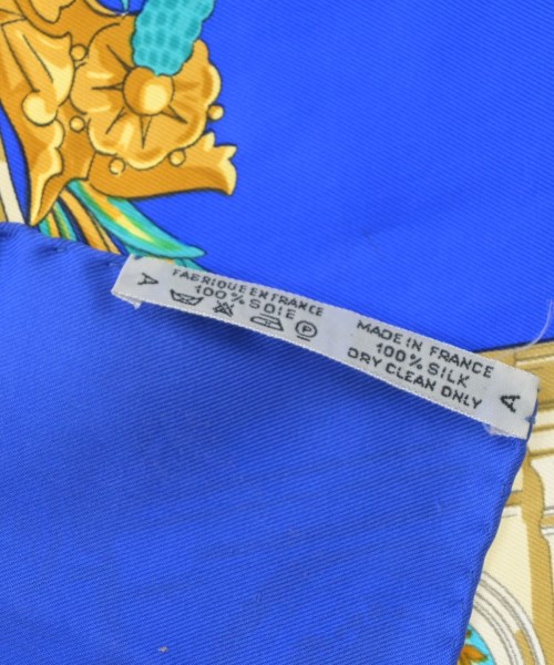HERMES（エルメス）バンダナ・スカーフ 青 サイズ:90 レディース/2200635057037