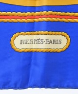 HERMES（エルメス）バンダナ・スカーフ 青 サイズ:90 レディース/2200635057037