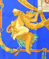 HERMES（エルメス）バンダナ・スカーフ 青 サイズ:90 レディース/2200635057037