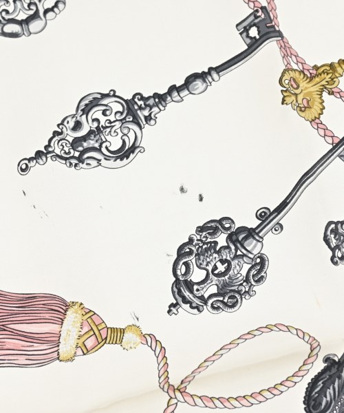 HERMES（エルメス）バンダナ・スカーフ ピンク サイズ:90 レディース/2200635489081