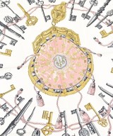 HERMES（エルメス）バンダナ・スカーフ ピンク サイズ:90 レディース/2200635489081