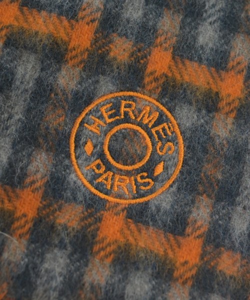 HERMES（エルメス）マフラー グレー サイズ:- レディース/2200635517036