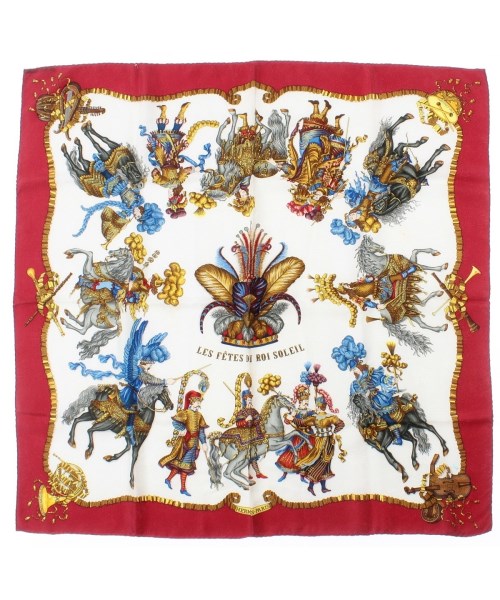 HERMES(エルメス)バンダナ・スカーフ 白 サイズ:90/2200631562085