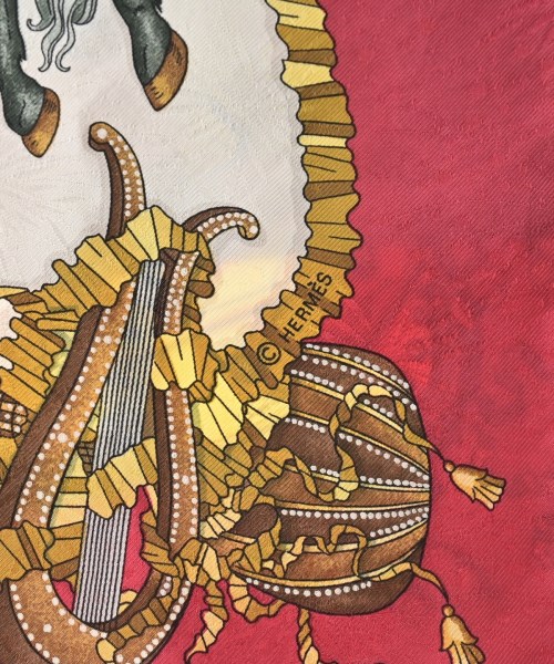 HERMES（エルメス）バンダナ・スカーフ 白 サイズ:90 レディース/2200631562085