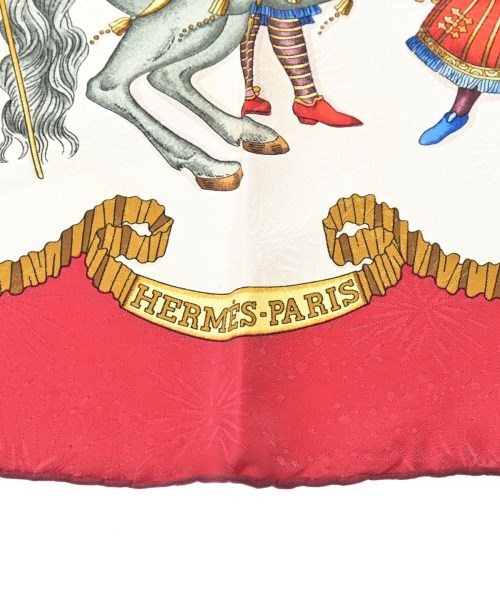 HERMES（エルメス）バンダナ・スカーフ 白 サイズ:90 レディース/2200631562085