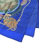 HERMES（エルメス）バンダナ・スカーフ 青 サイズ:90 レディース/2200631562092