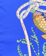 HERMES（エルメス）バンダナ・スカーフ 青 サイズ:90 レディース/2200631562092