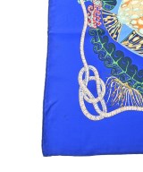 HERMES（エルメス）バンダナ・スカーフ 青 サイズ:90 レディース/2200631562092