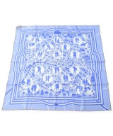 HERMES（エルメス）バンダナ・スカーフ 緑 サイズ:90 レディース/2200636769069