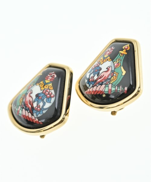 HERMES（エルメス）ピアス・イヤリング 黒 サイズ:- レディース/2200638306194