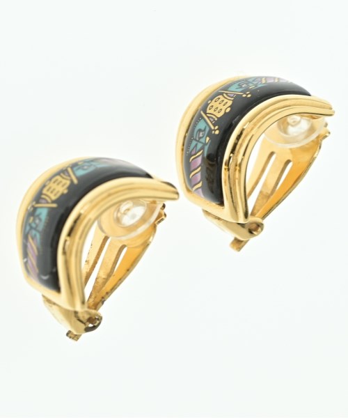 HERMES（エルメス）ピアス・イヤリング 黒 サイズ:- レディース/2200638306217
