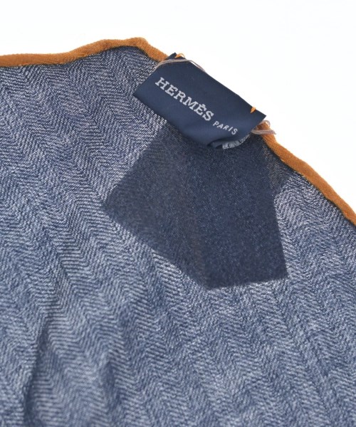 HERMES（エルメス）バンダナ・スカーフ 紺 サイズ:GM レディース/2200638409031
