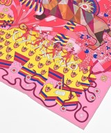 HERMES（エルメス）バンダナ・スカーフ ピンク サイズ:90 レディース/2200639139104