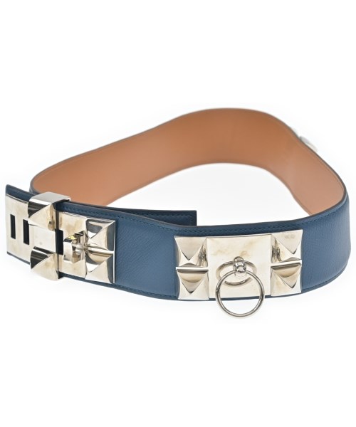 HERMES(エルメス)ベルト 紺 サイズ:75/2200639585079