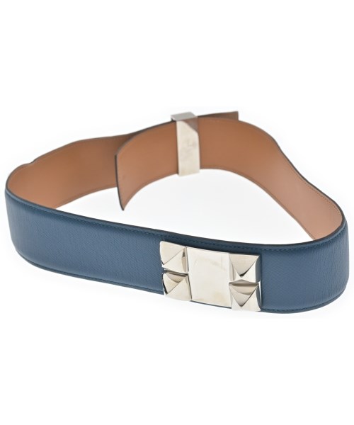 HERMES（エルメス）ベルト 紺 サイズ:75 レディース/2200639585079