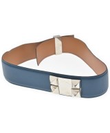 HERMES（エルメス）ベルト 紺 サイズ:75 レディース/2200639585079
