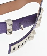 HERMES（エルメス）ベルト 紫 サイズ:80 レディース/2200639585086