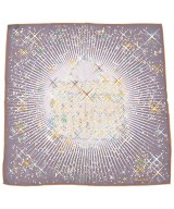 HERMES（エルメス）バンダナ・スカーフ グレー サイズ:45 レディース/2200639585116