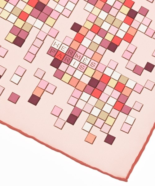 HERMES（エルメス）バンダナ・スカーフ ピンク サイズ:90 レディース/2200639798462
