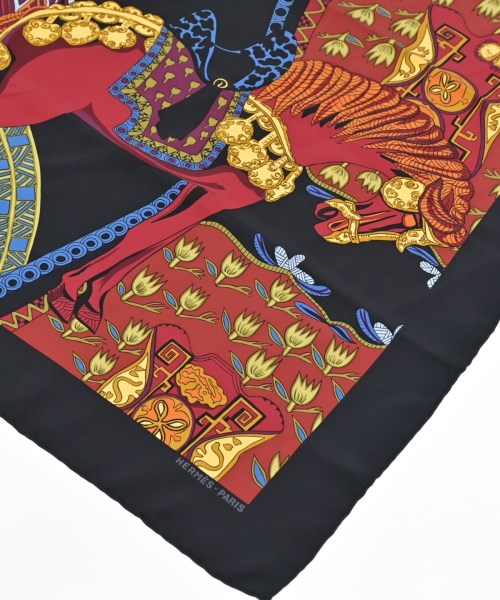 HERMES（エルメス）バンダナ・スカーフ 紺 サイズ:90 レディース/2200639798479